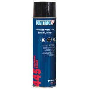 Dinitrol 445 Dröhnex - Bote 1 L. Antigravilla sintético. Negro