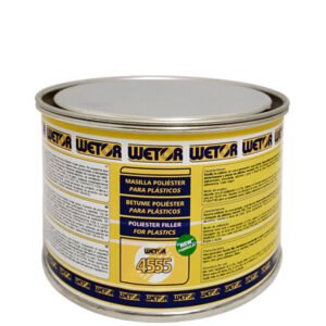 WETOR 4555 - Masilla de poliéster alta calidad para plásticos 1 Kg (12 u/c)
