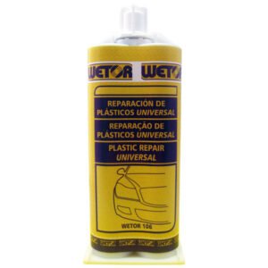 WETOR 106 - Reparador de plásticos univ. 2K 50 ml negro secado lento (5m) (12 u/c)