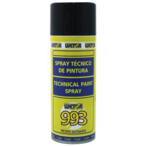WETOR 993 - Spray negro satinado 400 ml (12 u/c)