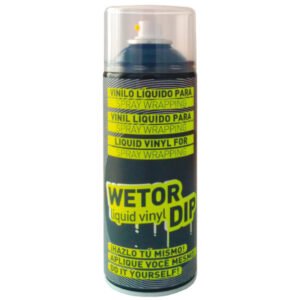 WETOR DIP - Spray vinilo líquido removible, metalizado antracita 400 ml