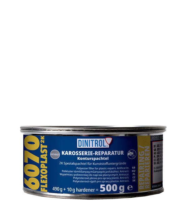 DINITROL 6070 500 gr masilla plásticos (6 u/c)